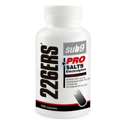 226ERS SUB9 Pro Salttabletter 100 stk Elektrolyttkapsler med 40mg koffein