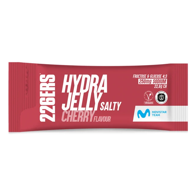 226ERS HydraJelly 40g Energigelé Salt kirsebær, uten koffein 