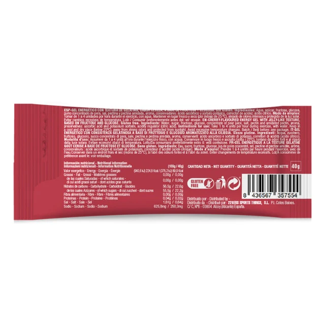 226ERS HydraJelly 40g Energigelé Salt kirsebær, uten koffein 