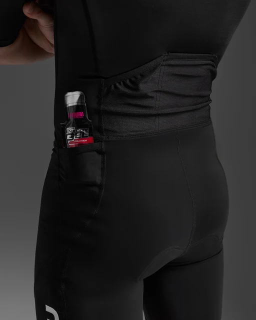2XU Core Sleeved Trisuit Black/White, Str. M 