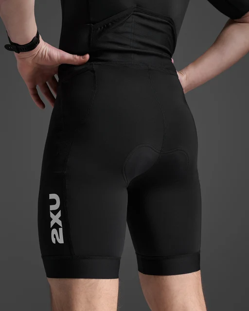 2XU Core Sleeved Trisuit Black/White, Str. M 