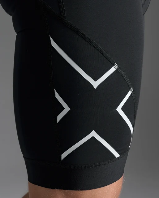 2XU Core Sleeved Trisuit Black/White, Str. M 