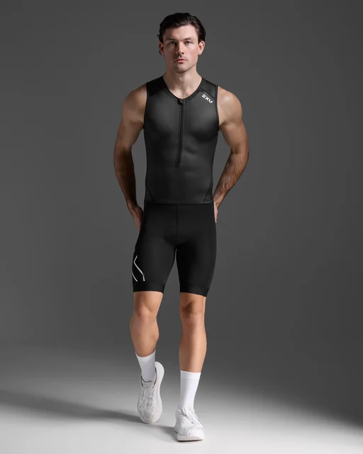 2XU Core Trisuit Black/White, Str. M 