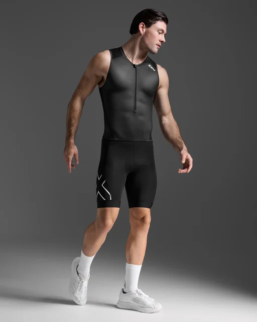 2XU Core Trisuit Black/White, Str. M 