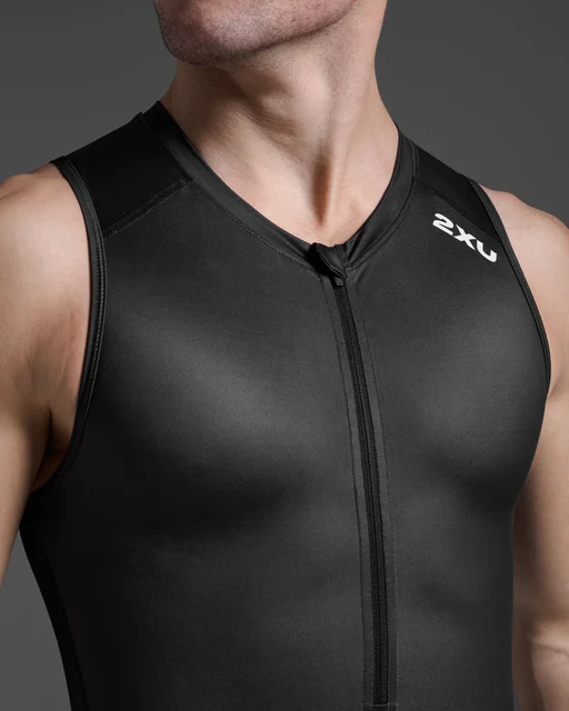 2XU Core Trisuit Black/White, Str. M 