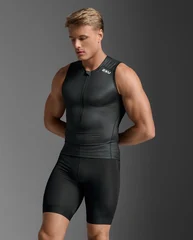2XU Core Tri Tank Black/White, Str. M