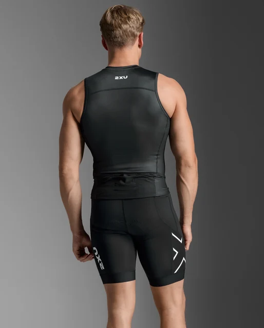 2XU Core Tri Tank Black/White, Str. M 