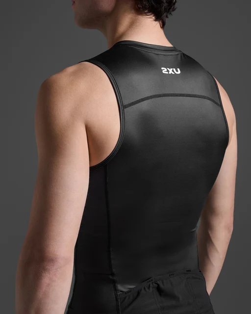 2XU Core Tri Tank Black/White, Str. M 