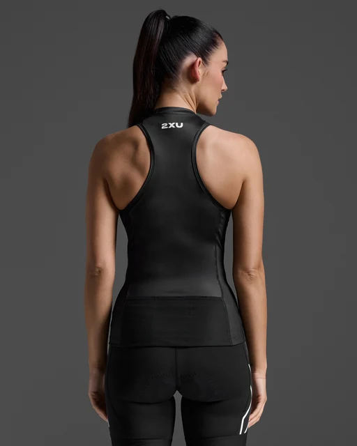 2XU Core Dam Tri Tank Black/White, Str. L 