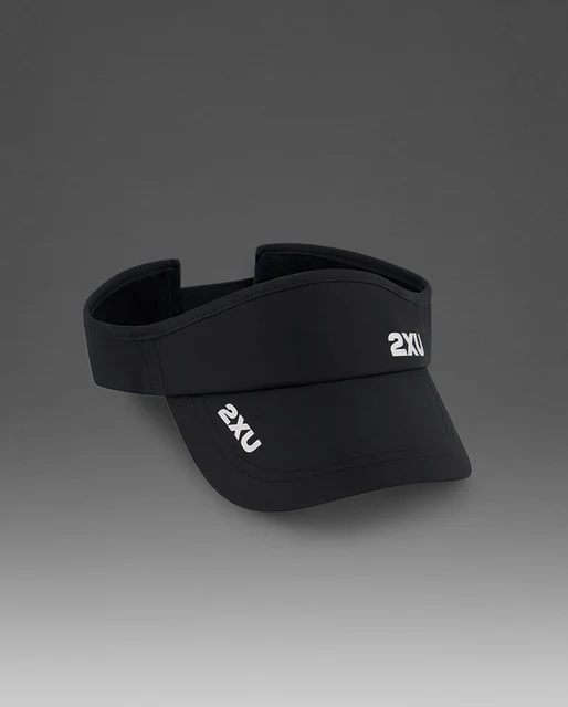 2XU Run Visor Black/Black 
