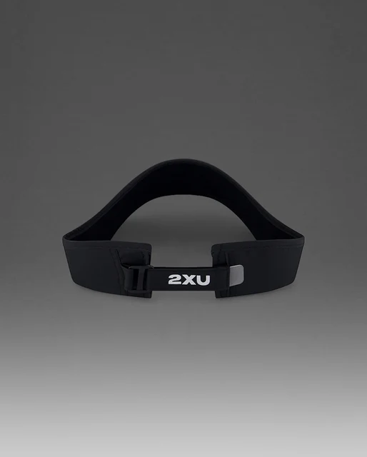 2XU Run Visor Black/Black 