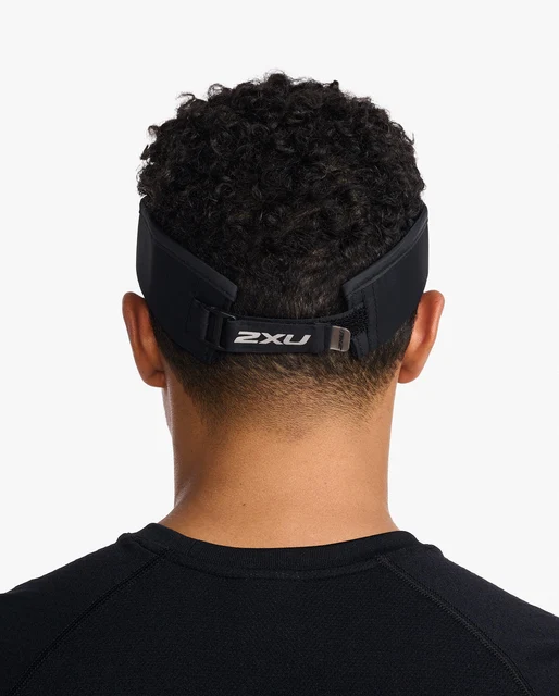 2XU Run Visor Black/Black 