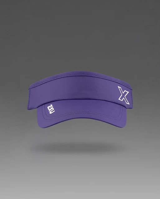 2XU Run Visor Future Dusk/White 