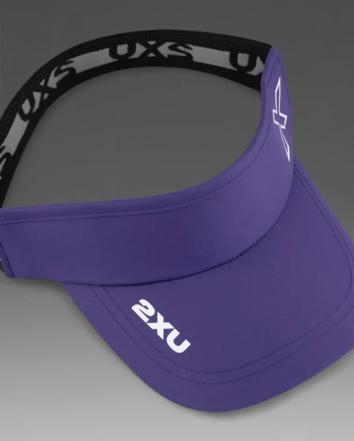 2XU Run Visor Future Dusk/White 
