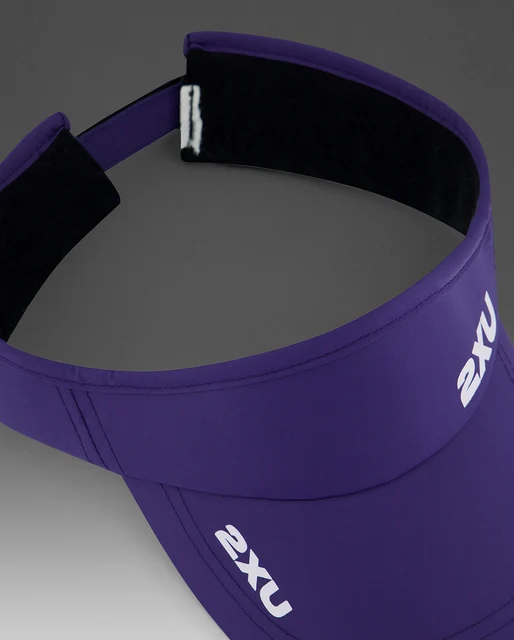 2XU Run Visor Future Dusk/White 