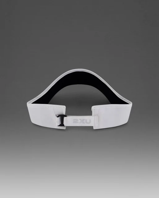 2XU Run Visor White/White 