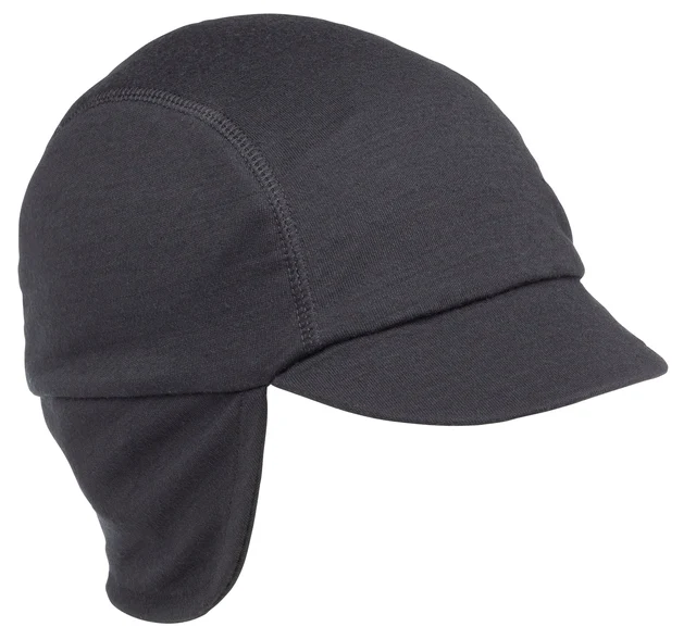 45Nrth Greazy Merinoull Sykkelcaps Sort, Str. L/XL 