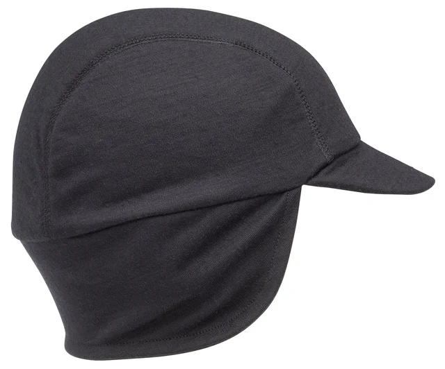 45Nrth Greazy Merinoull Sykkelcaps Sort, Str. L/XL 