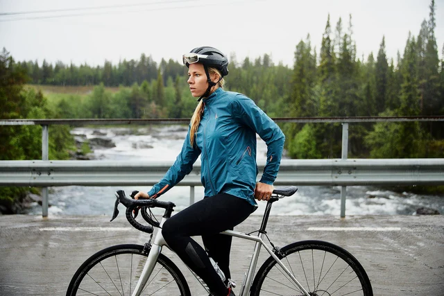 7Mesh Rebellion Dam Cykeljacka Mallard Blue, Str. L 