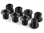 Absolute Black Drevbolter M7 Sort, 4-arm, Road &amp; MTB 4x STD