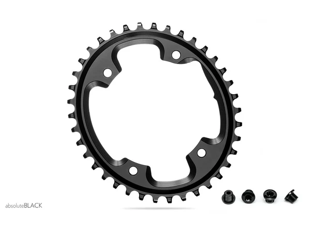 Absolute Black Cyclocross Oval Drev Svart, 42T 