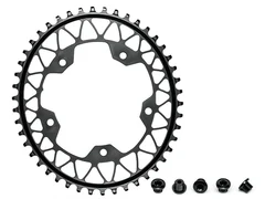 Absolute Black 1X oval CX Drev Svart, 46T, Oval, 5 x 110 BCD