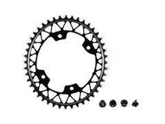 Absolute Black 1X oval CX Drev Svart, 46T, Oval, 6 x 110 BCD
