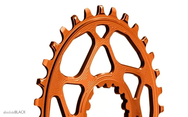 Absolute Black SRAM Boost Krankdrev Oransje, 34T 