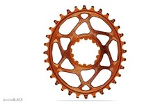 Absolute Black SRAM Boost Krankdrev Oransje, 34T