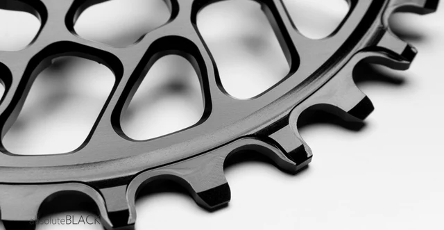 Absolute Black Sram DM Krankdrev Spiderless, 0mm offset, Sort, 32T 
