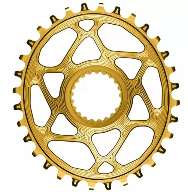 Absolute Black DM Oval Krankdrev Gold, 30T 