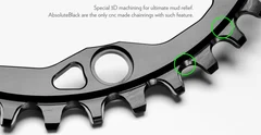 Absolute Black SRAM Boost Krankdrev Sort, 34T