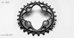 Absolute Black Krankdrev Sort, BCD 64mm, 30T