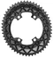 Absolute Black Road Oval Drev Sort, 53T (Pares med 39T)