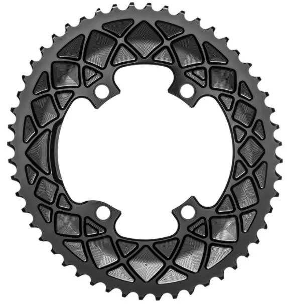 Absolute Black Road Oval Drev Svart, 39T (Pares med 53T) 