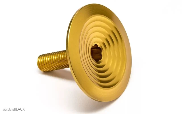 Absolute Black Integrert Top Cap Gull 