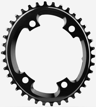 Absolute Black Cyclocross Oval Drev Rød, 40T