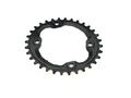 Absolute Black XT M8000 &#216;96 Oval Drev Svart, Singlespeed, Alu, 32T-34T