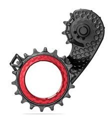 Absolute Black HOLLOWcage Pulley Kit Black/Red