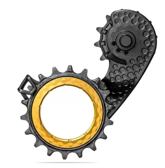 Absolute Black HOLLOWcage Pulley Kit Black/Gold 