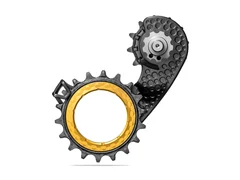 Absolute Black HOLLOWcage Pulley Kit Gold