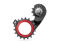 Absolute Black HOLLOWcage Pulley Kit Red