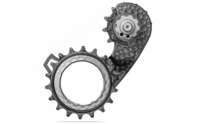Absolute Black HOLLOWcage Pulley Kit Titanium 