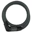 Abus Steel-O-Flex 6615 Cykell&#229;s Svart, kod, 85cm x 15mm, 560g