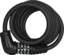 Abus Numero 5510C Sykkell&#229;s Sort, Kode, 1000 mm, 3/15, 459 gram