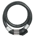 Abus Steel-O-Flex 1460 Sykkell&#229;s Sort, kode, 85cm x 20mm