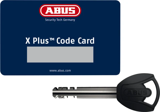 Abus Bordo Granit Xplus 6500K Cykellås Sort, Nyckel, 6500K/90, Xplus 