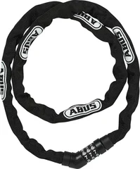 Abus Steel-O-Chain 4804C/110 Sykkellås Black, Kode, 4 mm, 110 cm, 480g