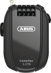 Abus Combiflex Rest 105 Wirelås Svart, Kode, 105 x 2,4 mm, 85 gram