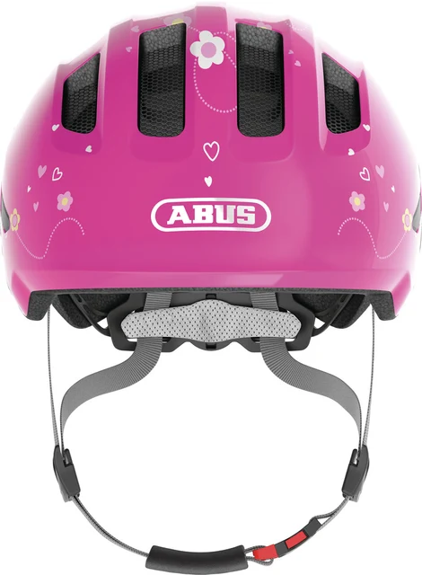 Abus Smiley 3.0 Barnehjelm Pink Butterfly, Str. S 